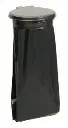 Support sac poubelle mural avec couvercle - 110L